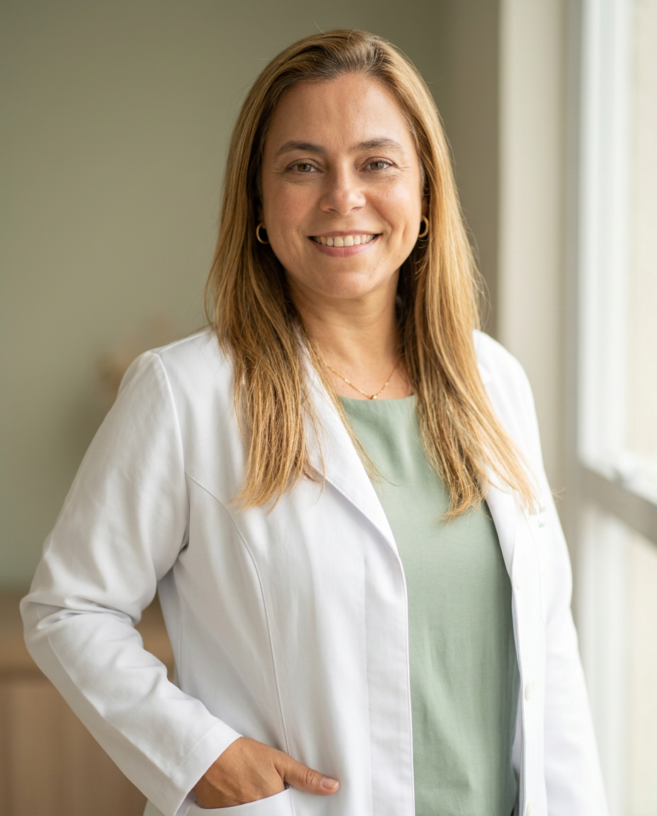 Retrato de Daniela Santos, fisioterapeuta